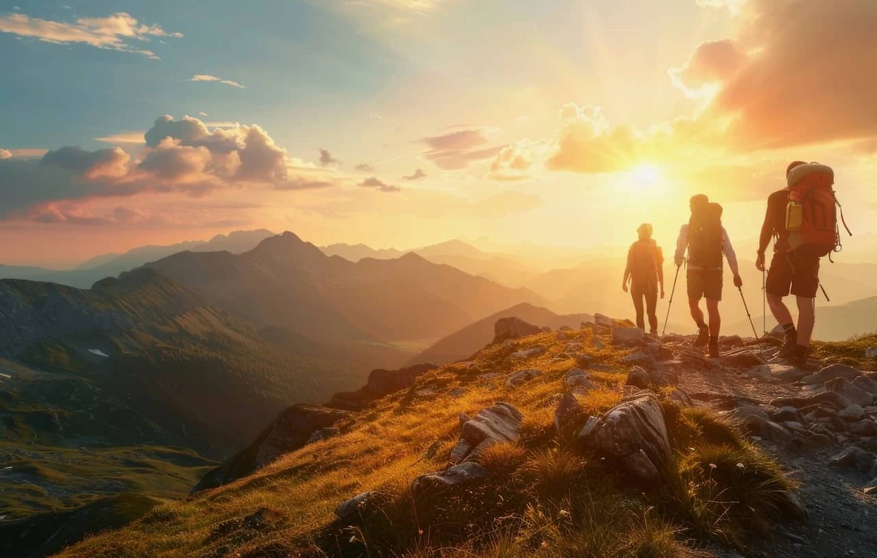 Paisaje inspirador para marca personal nómada